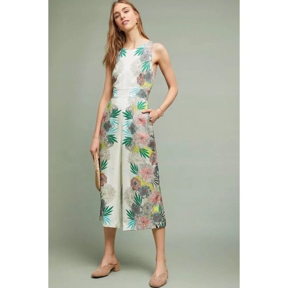 NEW Anthropologie Bloome Jumpsuit Size 4 Corey Lynn Calter Z340-28